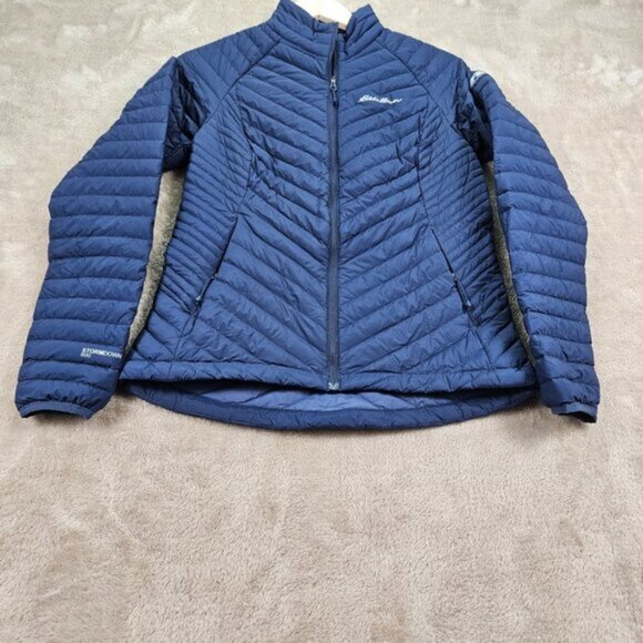 Eddie Bauer StormDown 800 First Ascent Blue Puffer Jacket Packable Womens Size S - Picture 9 of 10